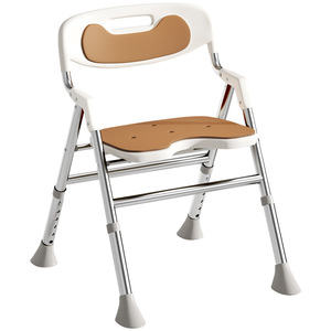 Chaise de douche Baiyurui pour personnes âgées et femmes enceintes, pliable, antidérapante, siège de 43.6cm, équipement de sécurité pour salle de bain en acier inoxydable - Product Image 3
