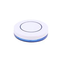 Télécommande sans fil 6V 433Mhz à 1 bouton, interrupteur de télécommande rond, type d'apprentissage avec puce EV1527, librement programmable