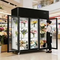 Vitrine réfrigérée pour fleurs, distributeur automatique de fleurs, réfrigérateur pour fleurs, refroidisseur de fleurs