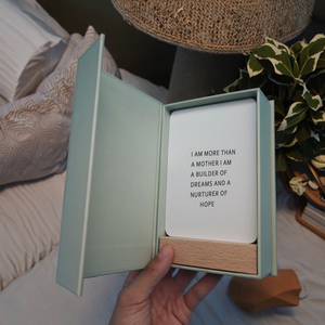 Tùy chỉnh in ấn lo lắng tinh thần khẳng định thẻ hàng ngày khẳng định thẻ boong Truyền Cảm Hứng Tự hộp giấy với Gỗ Đứng - Product Image 3