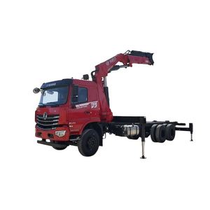 รถบรรทุกติดเครนขนาดใหญ่ Dongfeng D3 6x4, เครนแขนพับได้ 16 ตัน สำหรับงานจัดสวนและยกของ - Product Image 1