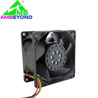 Ventilateur de refroidissement industriel 80 mm 12 V CC à commande de vitesse PWM 4 broches 8038, faible bruit, haute performance