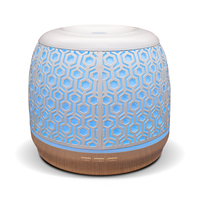 Diffuseur d'arôme d'huile ultrasonique coloré d'humidificateur de purificateur d'air de voiture de 500ml