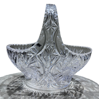 2025 panier cadeau en cristal sculpté à la main-mariage de luxe/noël/centre de table fête des mères pour la décoration de la maison et de l'hôtel