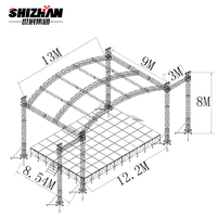 Estructura de Techo para Colgar Altavoces, Torre de Aluminio para Altavoces Line Array