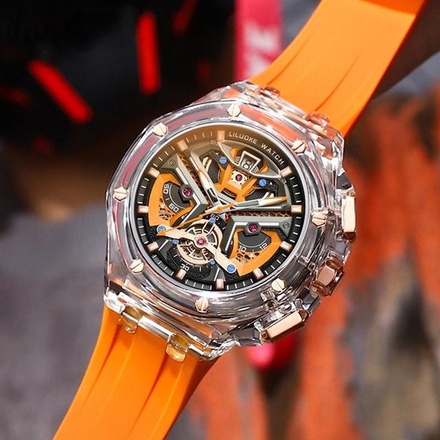 Fashion Trend Luminous Waterproof Men Quartz Watch Cool Avant-garde Dazzling Trendy Premium Unique