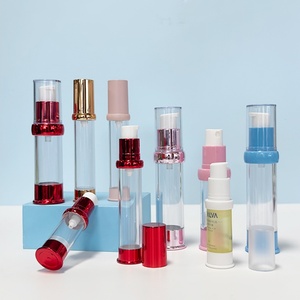 ขายส่งขวดปั๊มสุญญากาศพลาสติก AS ขนาด 15 มล. 30 มล. 50 มล. 80 มล. 100 มล. 120 มล. สำหรับเครื่องสำอางแบบหมุนขึ้น  ผู้จัดจำหน่าย - Product Image 5