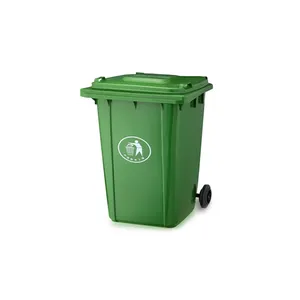 사용자 정의 크기 120L 야외 대형 HDPE 플라스틱 바퀴 달린 쓰레기 쓰레기통은 쓰레기통을 낭비 할 수 있습니다
