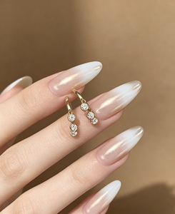 Pendientes de Oro de 18k de Lujo Xinfly para Boda, Joyería Nupcial, Regalo, Pendientes Hipoalergénicos Duraderos, Joyería Fina, Joyería de Lujo - Product Image 6