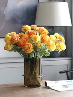 Bunga Peony Buatan Yida, Lulian Baru, Terasa Seperti Asli, Cetakan Injeksi, Mekar Penuh, Kelas Atas untuk Dekorasi Pernikahan, Hotel, dan Pameran