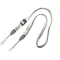 Bandoulière en nylon polyester réglable personnalisée de haute qualité porte-carte d'identité porte-clés lanière pour bouteille d'eau mini petit ventilateur
