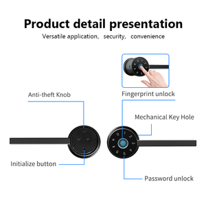 Cerraduras de puerta inteligente a distancia <span class=keywords><strong>Dead</strong></span> Bolt para el hogar, Cerradura impermeable para exteriores, cerradura electrónica antirrobo para puerta con tarjeta - Product Image 6