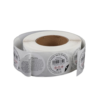 Étiquettes en PVC imperméables personnalisées, conception d'autocollant d'arrachage de plusieurs pages avec impression UV double couche pour le livret d'itinéraire de parfum