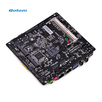 Mini PC Industrial Sin Ventilador Qotom Q30400S, Carcasa de Aluminio, Intel Haswell Broadwell, Doble LAN, 2 HD, 6 USB, 12V DC, Computadora de Escritorio