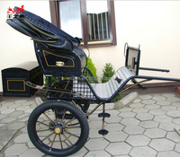 Chariot de chevaux tout-terrain pour marathon, chariot de poney avec abri, vente en gros