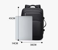 Sac à dos de voyage grande capacité, multifonctionnel, design simple, pour les voyages d'affaires décontractés, sacoche pour ordinateur portable imperméable