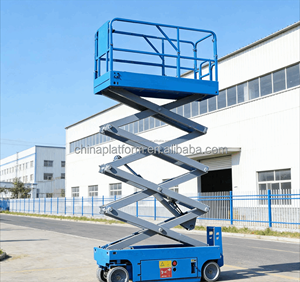 12m自行式剪刀式高空作业平台，适应复杂地形，坚固的钢制机械设计 - Product Image 2