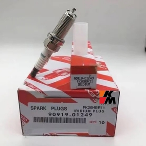 KM Premium suku cadang mobil Double Iridium Platinum busi 90919-01249 Condition kondisi baru cocok untuk LEXUS Prius dan Celica - Product Image 1