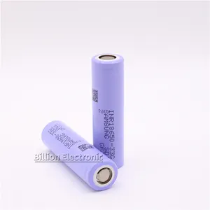 Jaminan Autentik 100% ICR 18650 33G Baterai Lithium Isi Ulang 3.7V 3300MAh Atas Datar