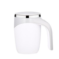 Mug à café paresseux en acier inoxydable 304 avec agitateur magnétique électrique rotatif automatique pour lait, 300 ml, design nordique