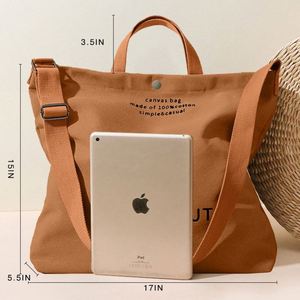 USA Warehouse Women'S <b>Tote</b> Bags Shoulder Bag High Quality Heavy Weight Cotton <b>Canvas</b> <b>Tote</b> Bag - Product Image 3