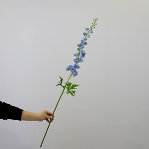 H-661 all'ingrosso di seta lungo ramo Delphinium stelo <span class=keywords><strong>fiori</strong></span> <span class=keywords><strong>viola</strong></span> blu floreale disposizione di nozze - Product Image 6