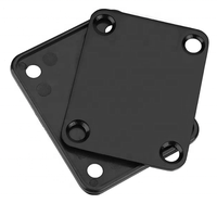 Plaque de cou de guitare pour basse électrique pièces de guitare en acier pont de guitare plaque de cou en métal vente en gros