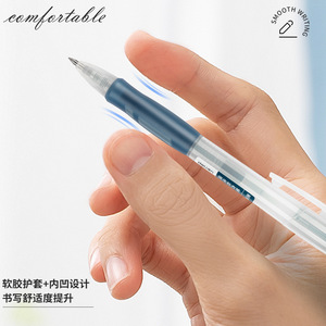 Bolígrafo de Gel Deli S08-C 0.5mm Azul Escritura Suave para Uso en Consultorio Médico, Enfermería, Oficina y Escuela - Product Image 3