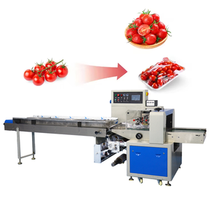 Machine d'emballage automatique pour fruits, légumes et viandes avec pesage et étiquetage, machine d'emballage sous <span class=keywords><strong>film</strong></span> rétractable pour barquettes - Product Image 1