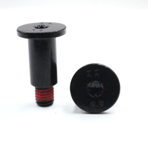 Viti a Spallamento con Testa Piatta Torx Nere Rivestite in Rosso Antiscivolo Grado 8.8 Standard DIN M1.6 M2 M3 M4 M5 M6 - Product Image 4