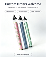 Tube de transport en PVC transparent, durable et écologique pour tapis de jeu enroulable, tapis de Mahjong imperméable, tube de rangement avec logo personnalisé imprimé