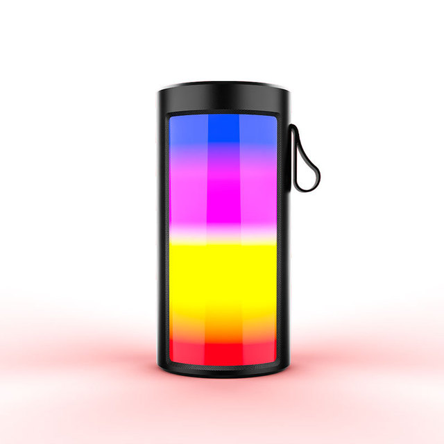 Hifi Sound Quality Portable Smart Color Led Light Bluetooth Speaker Subwoofer