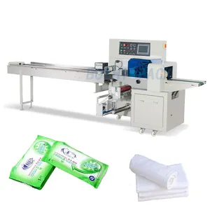 Pillow Fully Automatic Foot Patch Flow Pack Machine Closet Light Soap Plastic Bag Packaging Machine