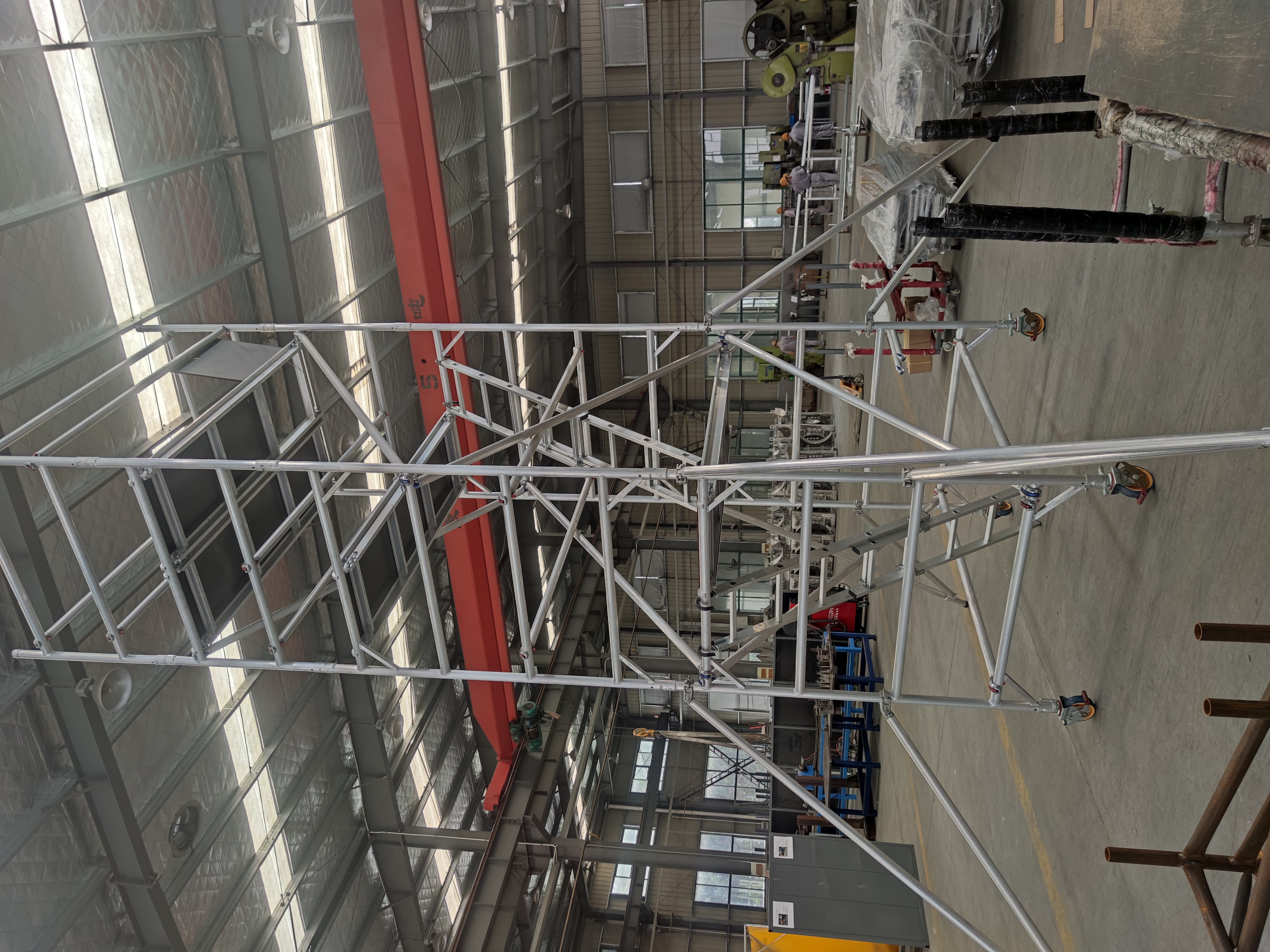 Tour d'échafaudage mobile en aluminium