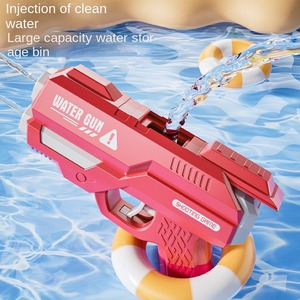 ปืนฉีดน้ำสำหรับเด็กที่มีความจุสูงของเล่นกลางแจ้งได้รับการรับรองจาก CE พร้อมสเปรย์น้ำและฟองสบู่ที่ทำจากพลาสติก - Product Image 3