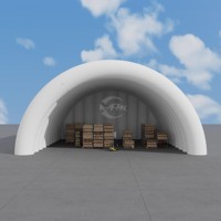 Tente de stockage gonflable en PVC AM AMT001, dôme, quatre saisons, double couche, imperméable, coupe-vent, portable, entrepôt, chapiteau