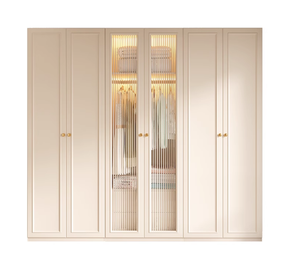 Thực tế phong cách Pháp sẵn sàng để lắp ráp tủ quần áo lưu trữ rộng rãi nhiều ngăn kéo treo không gian mờ phòng khách biệt thự - Product Image 4
