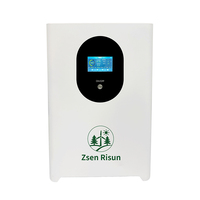 Invertisseur hybride 48V 100Ah 10kWh IP65 CAN, boîtier empilable, stockage d'énergie solaire hors réseau, pack lithium