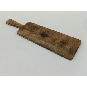 Article le plus vendu : Planche à découper en bois avec poignée durable, de forme rectangulaire, pour couper les fruits et légumes - Product Image 4