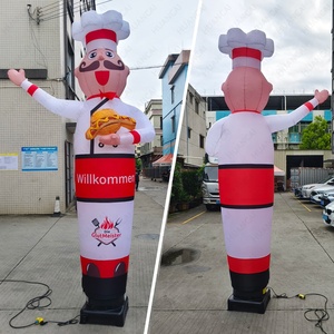 Hot Selling Inflat Air Danser Opblaasbare Custom Holding Hamburger Restaurant Oem Fabriek Prijs Air Danser Opblaasbare Golf Man - Product Image 4