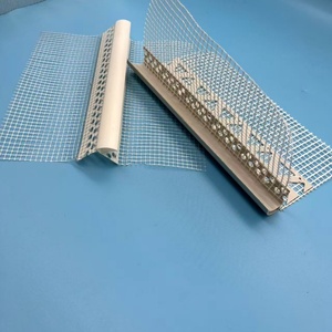 Perle d'étanchéité thermique avec angle en PVC et maille en fibre de verre pour les coins extérieurs ETICS - Product Image 3