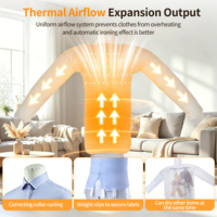Plancha de vapor para ropa, eliminador de arrugas, plancha inflable para ropa y plancha eléctrica portátil de aire caliente para el hogar