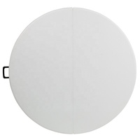 Table Pliante en Plastique pour Mariage Extérieur, Table Ronde de 6 Pieds et Chaises Utilisées pour Banquet Moderne