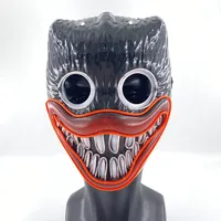 Masque facial en PVC lumineux à LED néon, masque de cosplay pour Halloween, fête costumée, luminescent dans le noir, nouvelle mode