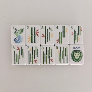 Nouvelles Tuiles de Mahjong Américain Auspicious Koi 2026 <span class=keywords><strong>en</strong></span> Acrylique Gravées au Laser avec Dos Effet Bois – Durables, Écologiques et Personnalisables pour <span class=keywords><strong>Jeu</strong></span> d'Échecs - Product Image 3