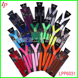Tirantes Unisex LPP6031 de 2.5cm, Tela Oxford Elástica, 3 Clips, para Fiestas y Festivales - Product Image 1