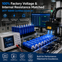 Celda de batería LTO de titanato de litio de grado A 66160 2.3V 45Ah con terminal roscado y soportes de barras colectoras para almacenamiento solar