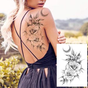 Tatuajes Temporales de Flores al por Mayor, de Alta Calidad, con Colores Vivos y Diseños de Moda, Arte Corporal - Product Image 1