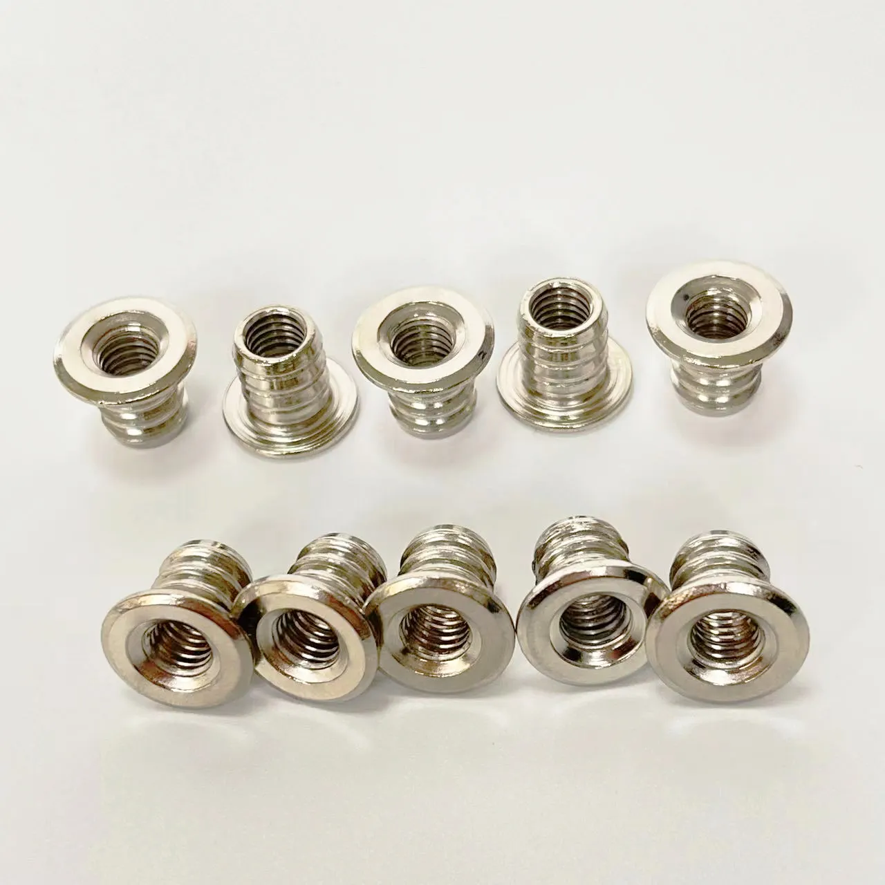 Guangdong factory Furniture Fasteners nut carbon steel Nickel plated M6 Furniture Insert T-nuts