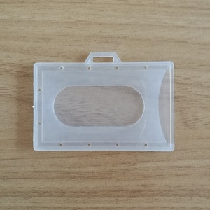 Porte-<span class=keywords><strong>badge</strong></span> d'infirmière horizontal en plastique <span class=keywords><strong>rigide</strong></span>, étui pour carte de visite - Product Image 2
